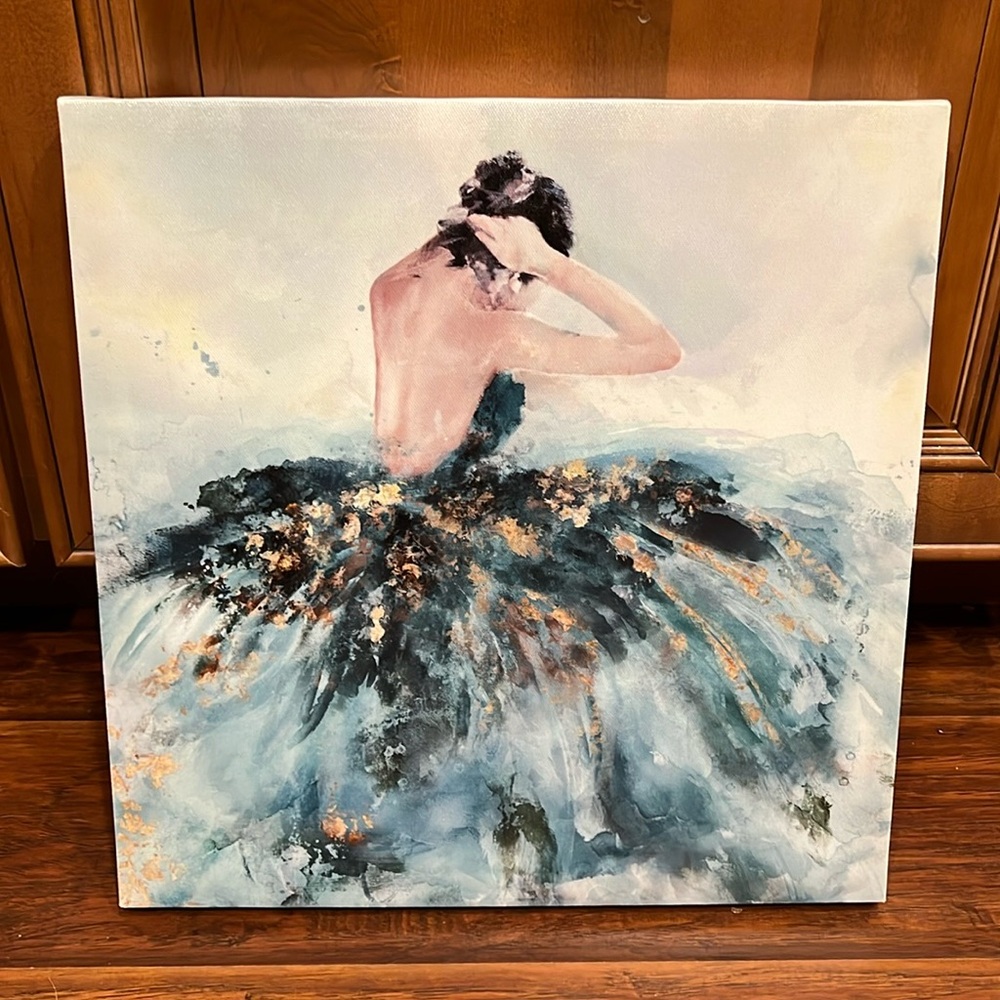 Beautiful Ballerina stretched canvas